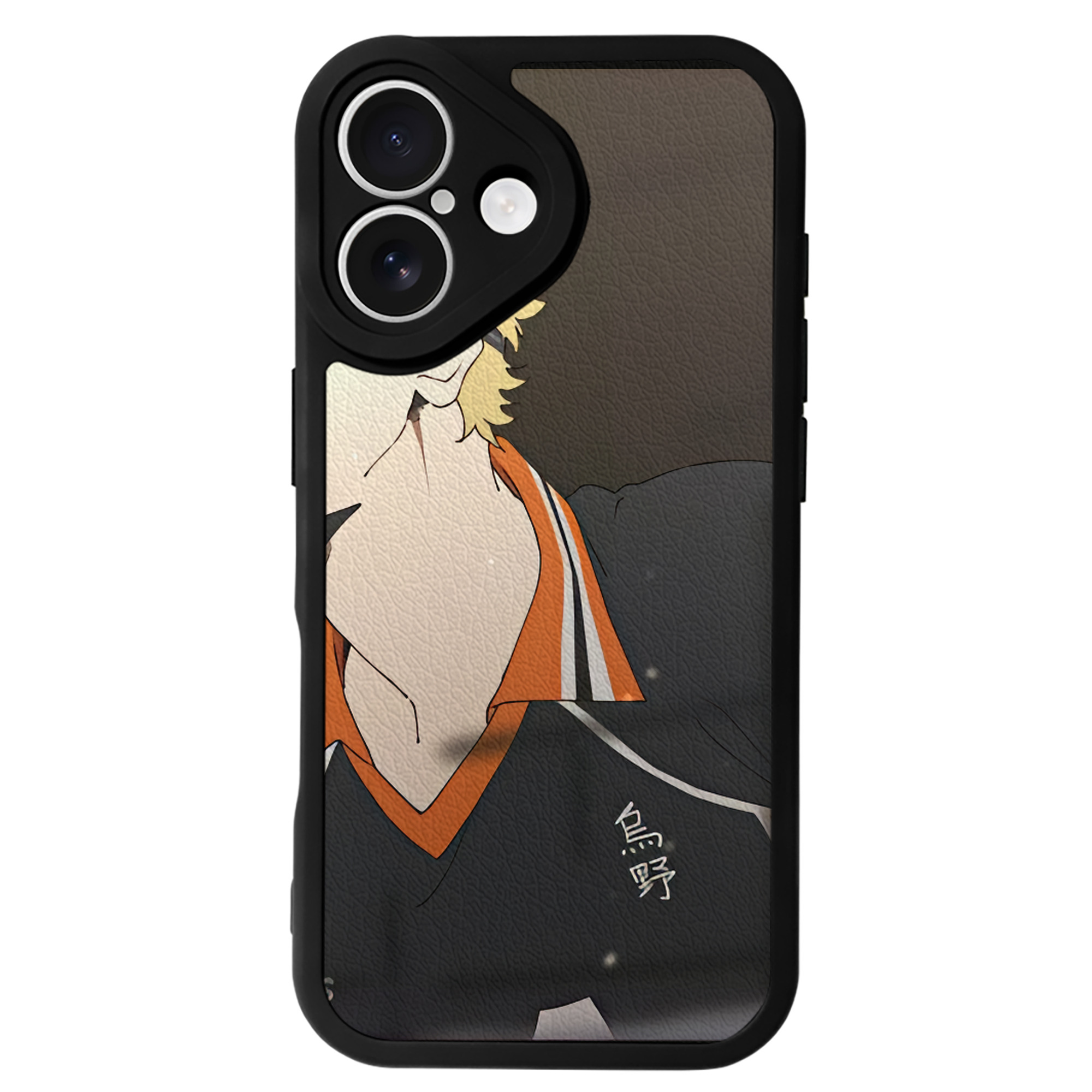 （画像用） ハイキュー!! Haikyu!! 【iPhone 16シリーズ対応】シリコンスマホケース（レザー調） 材質：シリコン